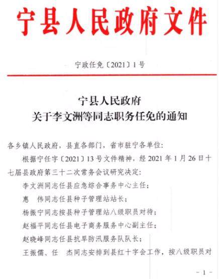 宁县领导人事任免动态深度解析