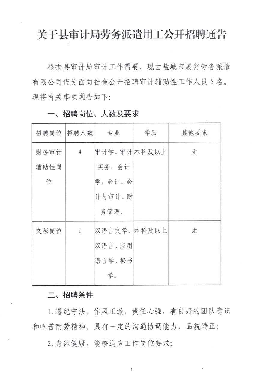 德安县审计局最新招聘公告详解