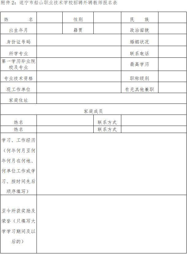 船山区初中招聘最新信息汇总