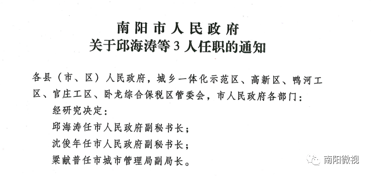 南阳市统计局人事任命推动统计事业迈向新高度